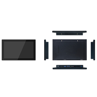 Moniteur tactile encastré 12V 15,6 pouces, tablette PC avec système d'exploitation Linus, RS232, RS485, USB 3.2, 4G LTE pour distributeur automatique, HMI, kiosque