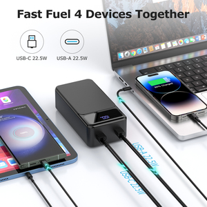 Fast Charging <strong>Power</strong> <strong>Bank</strong> Station Digital Display <strong>Power</strong> <strong>Bank</strong> 50000mAh 20W 22.5w With Built-in Cable - Product Image 3