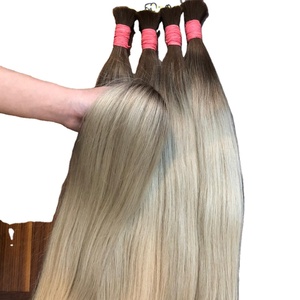 Cheveux en vrac de haute qualité extensions de cheveux humains vietnamiens couleur blonde ombre couleur cheveux slaves - Product Image 4