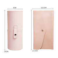 Ensemble de pinceaux de maquillage professionnels 12 pièces, doux, vegan, pinceaux plats, anticernes, fond de teint, blush, fard à paupières, estompeurs, format voyage, pour le visage