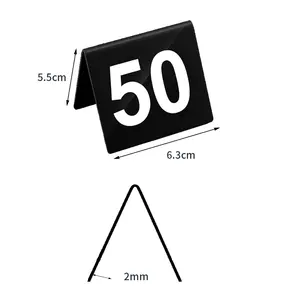 Nummernschild Tischschilder mit Nummernschild Sitzkarte für alle Tagungen