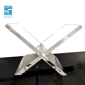 OEMpmmaアクリルX字型ブックホルダークリアアクリルブックディスプレイスタンドアクリルブックイーゼル - Product Image 4