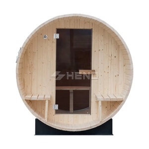 Cabane extérieure en pin finlandais de haute qualité, sauna en forme de baril, <span class=keywords><strong>Sona</strong></span> Room Sauna - Product Image 4