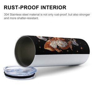 Vaso de Acero Inoxidable de 20 oz con Aislamiento al Vacío, Diseño de Mariposa con Impresión Personalizada - Product Image 6
