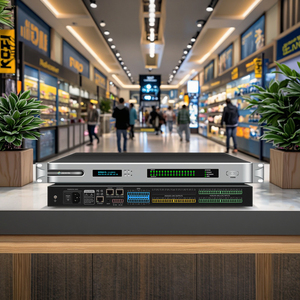 16 채널 아날로그 입력 및 8 채널 아날로그 출력 ZENWIN 전문 오디오 프로세서 단테 디지털 - Product Image 4