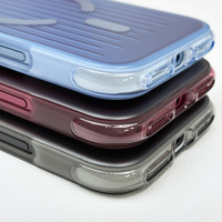 Coque de protection antichoc dégradée mate givrée de luxe avec coussin d'air pour iPhone 17 Pro/18 Pro Max