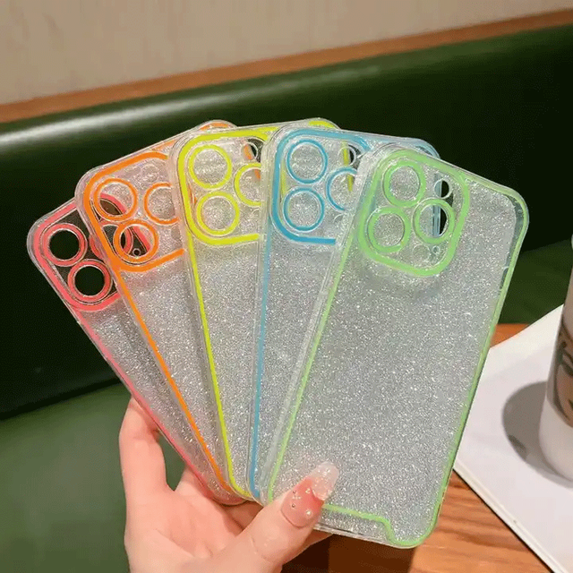 Luminous Mobile Covers Night Light Phone Case Transparent Back Covers for Iphone 11/12/13/14/15/16Pro Max