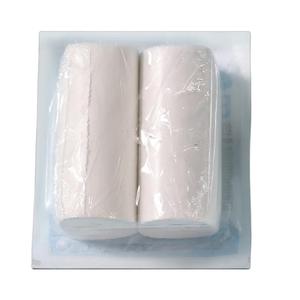 Haishi Hainuo degreased gauze bandage 8cm*6m/<b>roll</b>*2 <b>rolls</b>/bag for home use wound dressing and fixation. - Product Image 2