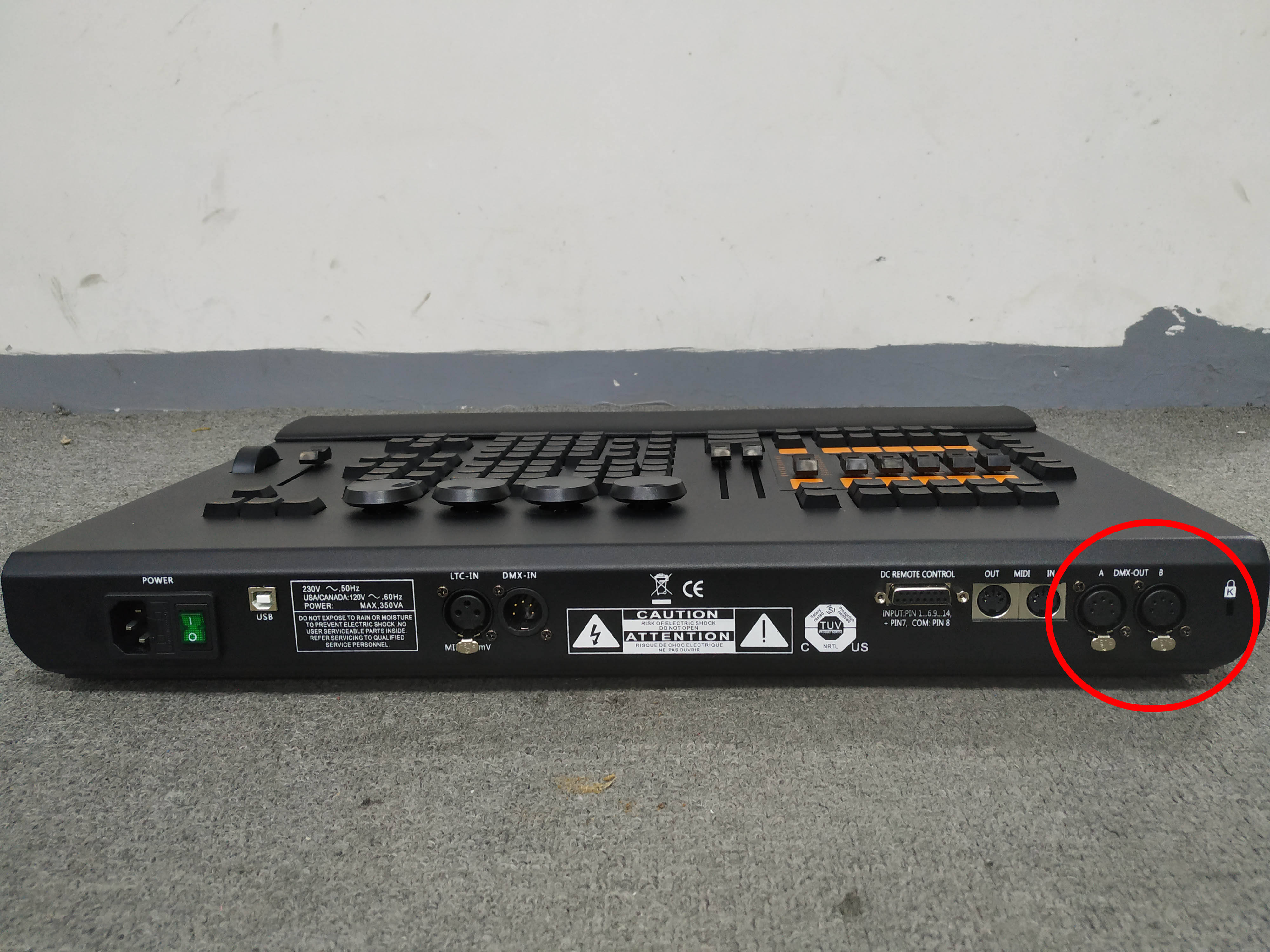 Sortie DMX Command Wing (5 broches)