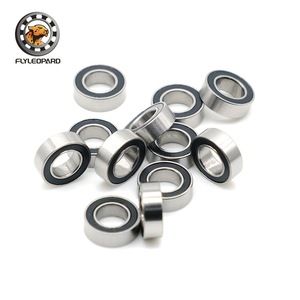 ฟลายลีโพอาร์ดตลับลูกปืนเม็ดกลมร่องลึกขนาดเล็กทำจากสแตนเลส5x9x3มม. เกรด ABEC-7แบบปิดผนึก2RS ระบบเมตริก - Product Image 1