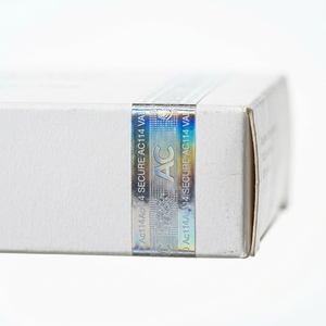 Elite <b>Secure</b>-Single Tech-Luxe Minimalist Vial <b>Box</b> Matte Charcoal Grey with Spot UV & Silver Foil for 2ml 5ml 10ml Peptide Vials - Product Image 5