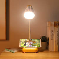 Lampe de bureau pour chambre d'enfant, lampe de lecture LED rechargeable, veilleuse de lecture, décoration de table, commande tactile avec chargeur USB