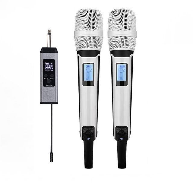 Wireless Karaoke Microphone UHF Home Studio Recording for Computer Audio Professional DJ Speaker Conference Mic Recharge