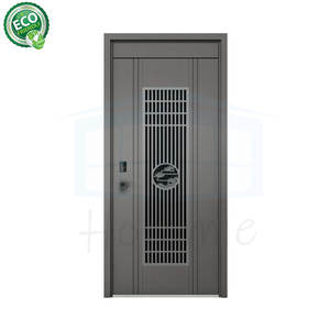 Porte d'entrée extérieure de style américain de haute qualité, porte d'entrée moderne en aluminium moulé, porte d'entrée principale résidentielle - Product Image 4