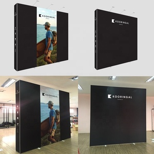 Stand d'exposition modulaire pliable OEM personnalisé en tissu SEG à tension, sans outil, 8ft 10ft, portable et réutilisable pour salons professionnels - Product Image 2