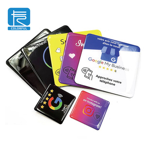Personalizado NFC 213 215 216 Chip acrílico Google Review Collection NFC Sticker Desk NFC Google Review <span class=keywords><strong>Tag</strong></span> - Product Image 3