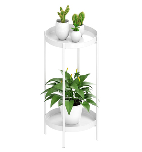 Étagère d'affichage de plantes d'intérieur en métal classique pour pépinière maison jardin Patio balcon salon salle de bain-support de Pot de fleur à plusieurs niveaux - Product Image 4