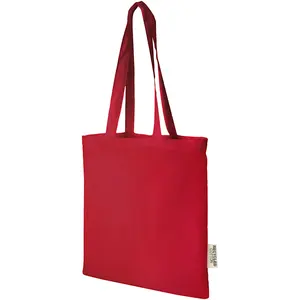 Bolso tote Madras de algodón reciclado, gadgets sostenibles - Product Image 4