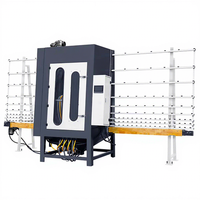 Machine de sablage de verre automatique contrôlée par PLC Eworld PS-1800 3500W 20m/h Haute capacité 380V/220V Moteur à engrenages
