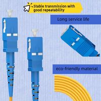 Harga Pabrik Kabel Serat Optik LZSH Kuning Single/Dual Mode Single/Dual Core 1M 2M 5M 10M 20M Digunakan untuk FTTH Fiber to the Home di Pusat Data