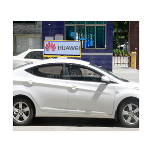 P5 <span class=keywords><strong>LED</strong></span> Taxi Top Ngoài Trời Hiển Thị Kỹ Thuật Số Đầy Đủ Màu Sắc <span class=keywords><strong>3G</strong></span> Di Chuyển 640*320 Video Chơi 2 Năm IP 65 Wifi GPS Xe Quảng Cáo Biển - Product Image 5