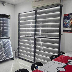 Espositore Illuminato Bifacciale <span class=keywords><strong>per</strong></span> Carte Collezionabili, <span class=keywords><strong>Fumetti</strong></span> Classificati e Carte Sportive - Vetrina <span class=keywords><strong>per</strong></span> Negozi TGC - Product Image 6