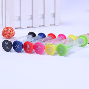 1 2 3 4 5 Minutes 6 Pièces Pack <span class=keywords><strong>Sablier</strong></span> en Plastique pour Jeu de Société - Product Image 2