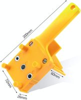 Kit de gabarit manuel pour le positionnement d'outils en bois, perceuse pour le travail du bois, perforateur pour les joints à chevilles