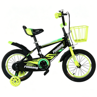 Vélo pour enfants en acier à haute teneur en carbone, avec protection complète de la chaîne, pédales antidérapantes, cadeau idéal pour le premier vélo des enfants