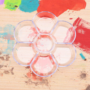 Paleta de pintura vacía de cerámica transparente para óleo y acuarela, pequeñas paletas de arte, paletas de pintura, bandeja de pintura para pintar - Product Image 4