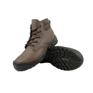 NEW Fashion Chaussures de sécurité de haute qualité marron Sports Steel Toecap Botas de seguridad Bottes pour hommes
