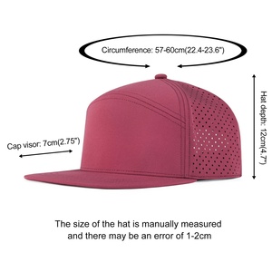 Casquette de sport rose 5 panneaux de qualité supérieure, broderie personnalisée, créez votre propre casquette snapback, caractéristique tissu courant - Product Image 4