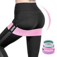 SHENGDE Set de Bandas Elásticas de Resistencia para Ejercicio, Alta Elasticidad y Durabilidad, de Tela de Poliéster, Banda de Cadera de 3 Niveles, para Asistencia en Dominadas y Entrenamiento Físico