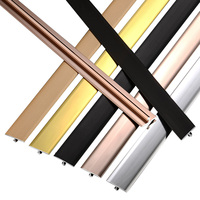 Profilé d'extrusion en aluminium de style design industriel de haute qualité en forme de T pour bordure de carrelage, moulure, pliage, découpe et décorations