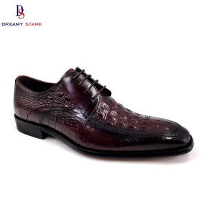 Chaussures de mariage formelles personnalisables en cuir véritable, Derbies, Chaussures habillées décontractées pour hommes et Mocassins Oxford Printemps-Été - Product Image 1