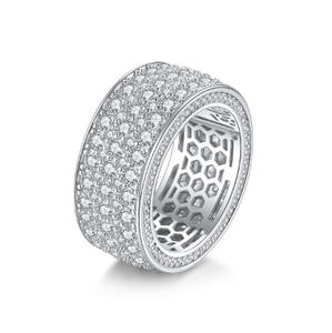 <strong>Moissanite</strong> <strong>Ring</strong> for <strong>Men</strong> 925 Silver Fashion <strong>Ring</strong> Hot Sale Hip-Hop Trend Factory Luxury Jewelry Hip Hop Fashion <strong>Rings</strong> - Product Image 2