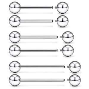 G23 Titanium Tongue <strong>Piercing</strong> Internally Thread Nipple Barbell Lengua <strong>Piercing</strong> Earring Helix Tragus Body Jewelry <strong>Retainer</strong> - Product Image 1
