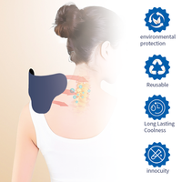 Compresse de gel chaude/froide ergonomique en tissu pelucheux à trois lobes pour réduire l'inconfort
