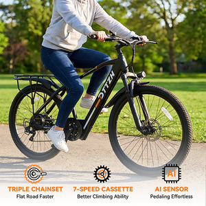 Usine de vélos électriques ODM OEM, 21 vitesses, puissance maximale 750W, 48V, 13Ah, autonomie maximale de 60 miles, vélo électrique de banlieue 26 pouces, vélo électrique tout-terrain longue portée - Product Image 4