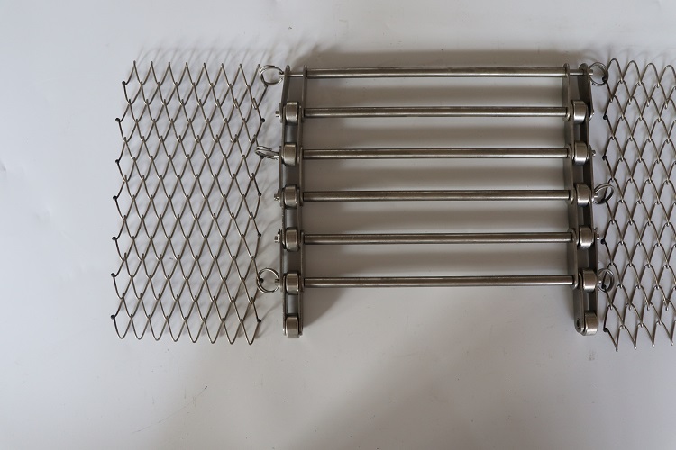 OEM SS304 Wire Stainless Steel Mesh Belt Conveyor