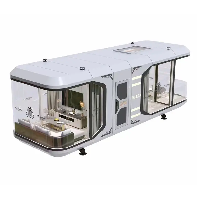 Wholesale Modern Outdoor Mobile Luxury space capsule container Prefab House for Sale11500*3300*3200mm