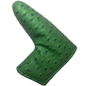 शुतुरमुर्ग बनावट चमड़े गोल्फ ब्लेड सर बचाव धीरे से काम करना सिर को कवर कस्टम गोल्फ टीम - Product Image 5