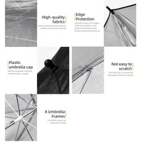 Takenoken — boîte à lumière pour la photographie, dispositif avec des réflecteurs, en argent et noir, Flash pliable, parapluie doux, diffuseur de Studio Photo, 33 ", 84cm