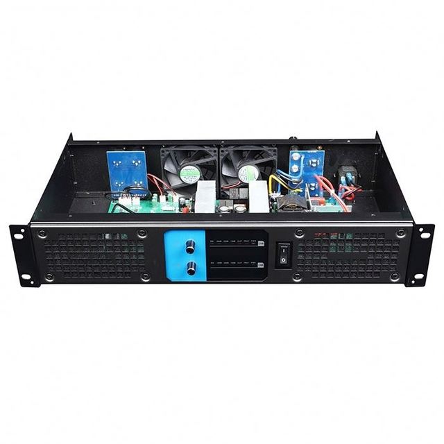 High Quality 2U Digital Class D Power Amplifier 2-Channel 450W for Stage 8ohm and 4ohm Impedance Metal Shell