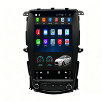 Autoradio vertical de style Tesla Android 14 de 13,8 pouces pour Nissan 370Z 2008-2019 avec CarPlay sans fil GPS