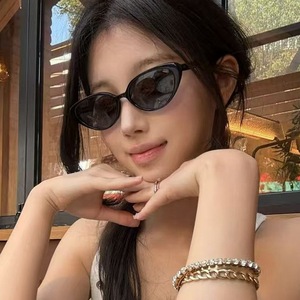 Lunettes de soleil œil de chat, monture intégrale, UV400, style rétro, unisexe, protection solaire, mode adulte - Product Image 3