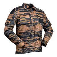 728 Style TC 6535 Ensemble veste et pantalon uniforme tactique de Combat personnalisé Tissu tissé respirant