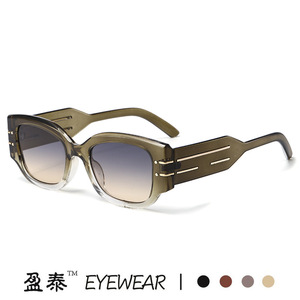 Yingtai Eyewear <b>Square</b> Frame <b>Sunglasses</b> UV400 PC Women's Fashion Street Style - Product Image 4
