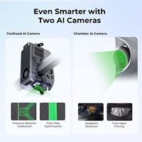 Imprimante 3D professionnelle Creality K2 Plus CoreXY avec accélération de 30000 mm/s² et deux caméras IA