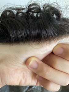 วิกผมหยิกสำหรับผู้<span class=keywords><strong>ชาย</strong></span>วิก<span class=keywords><strong>ผม</strong></span>คนอินเดีย - Product Image 1